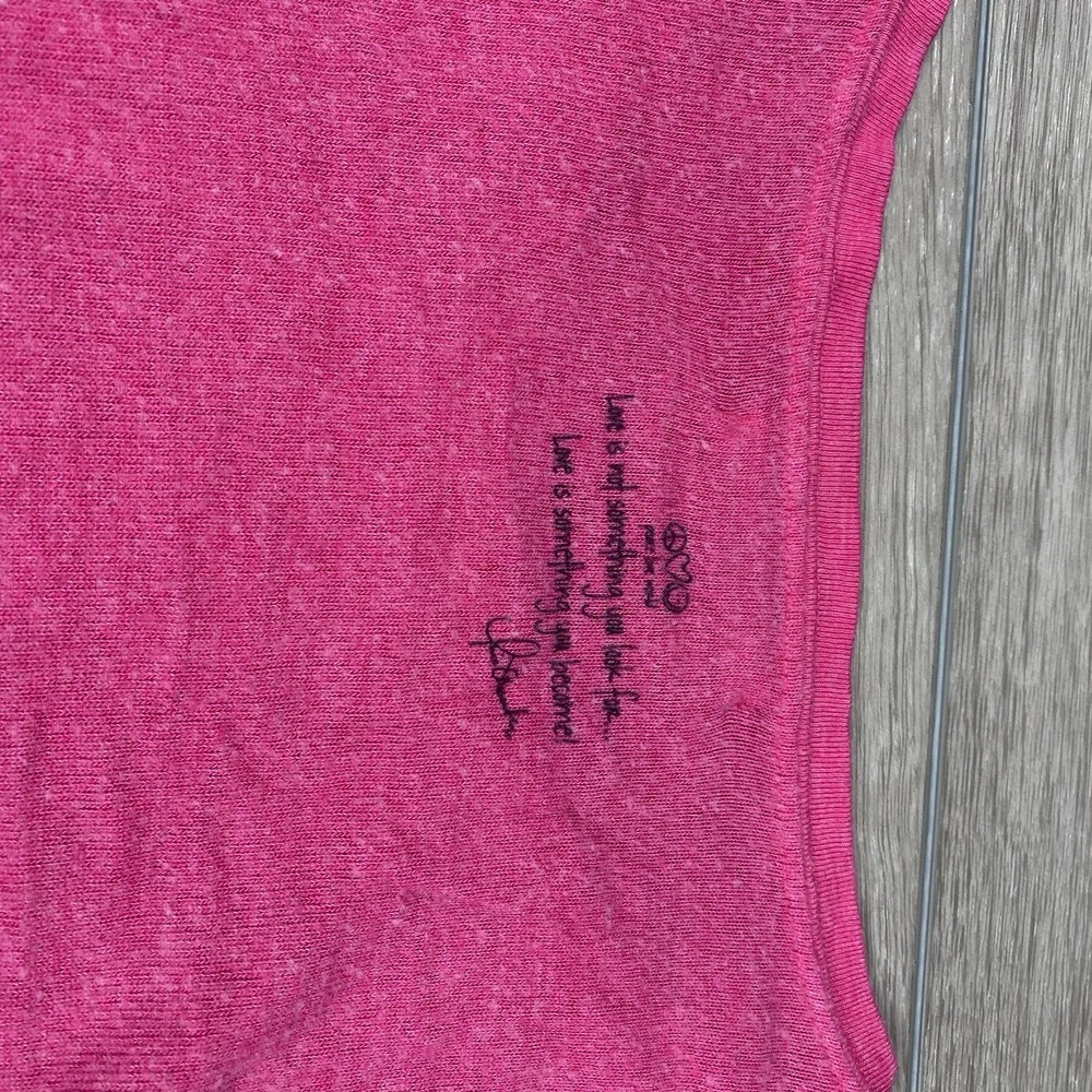 Peace Love World Women's Comfy I Am Beyoutiful Pullover Pink Large - Picture 8 of 8